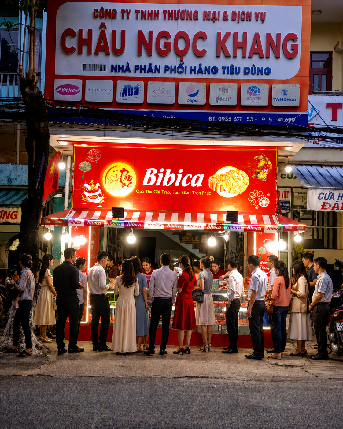 Gian hàng Bibica 23 Nguyễn Công Phương — Châu Ngọc Khang
